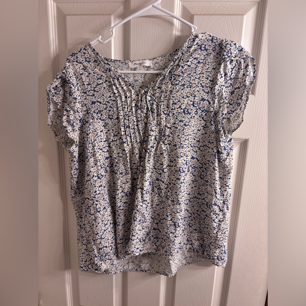 Blue Daisy Blouse